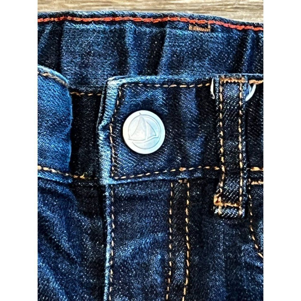 Petit Bateau Girls Denim Jeans, Size 4 - Picture 2 of 6